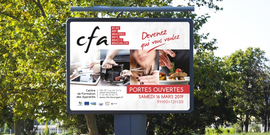 image cfa panneau affichage